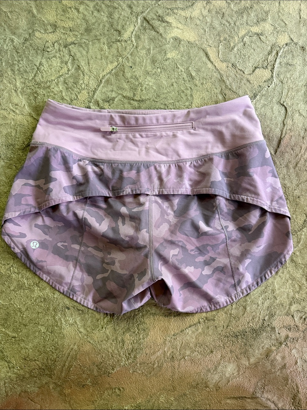lululemon athletica Pink Camo Skort Shorts